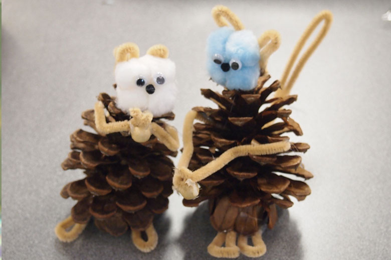 Pine Cone Squirrel - Critter Crafts: Bug Crafts for Kids